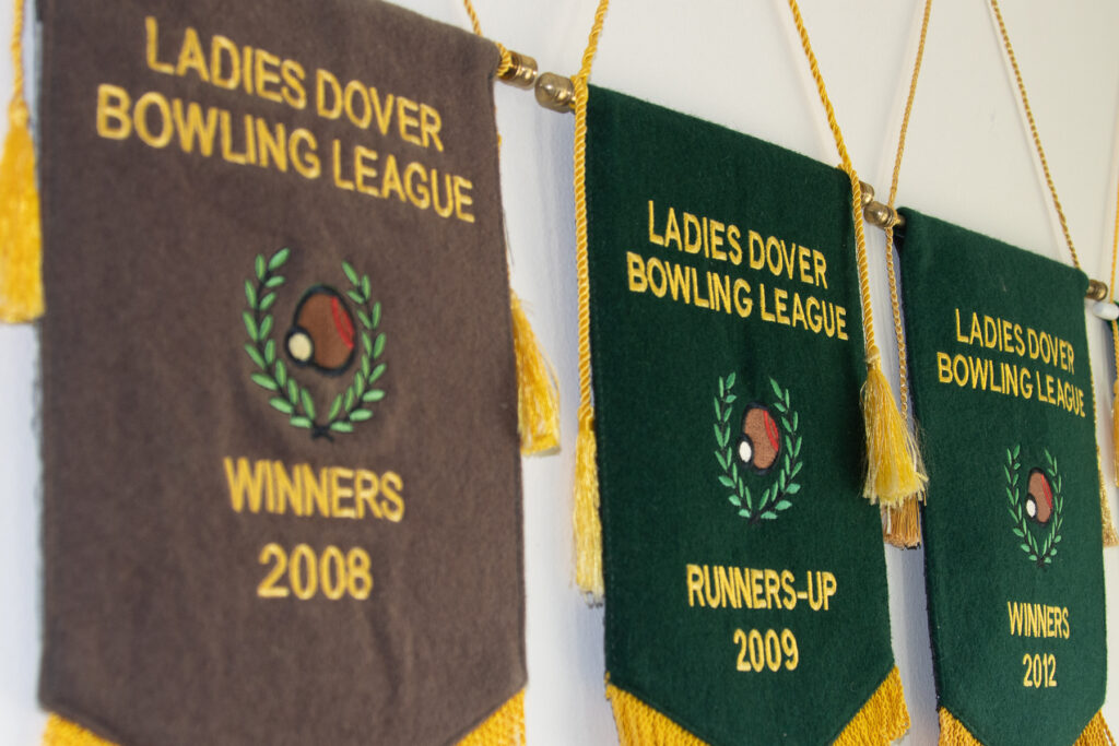 Some Ladies League award pennants